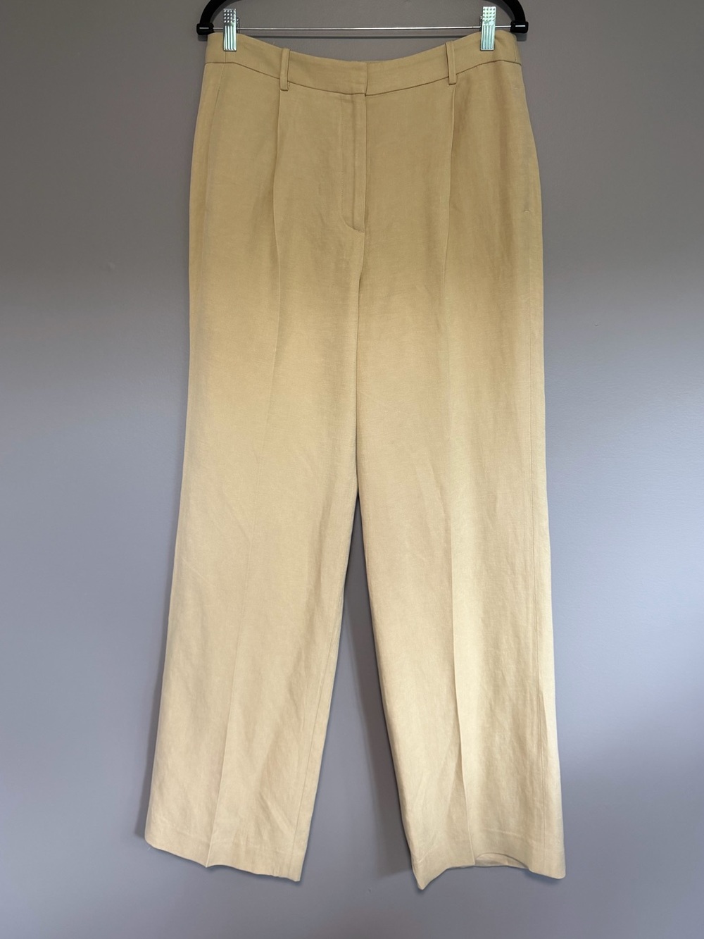 Nili Lotan Dayton Linen Silk Blend Wide Leg Trouser Pants - Picture 6 of 16